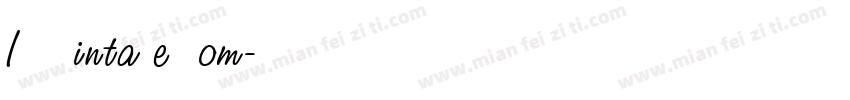 ITC Vintage Com字体转换